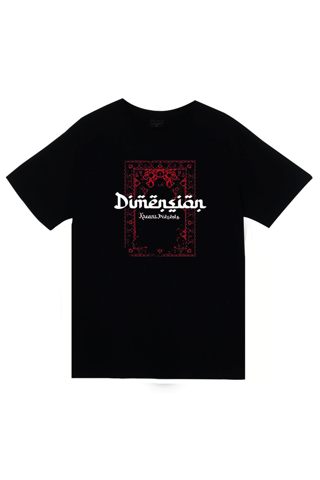 Dimension - Halı - Motif baskılı siyah tişört