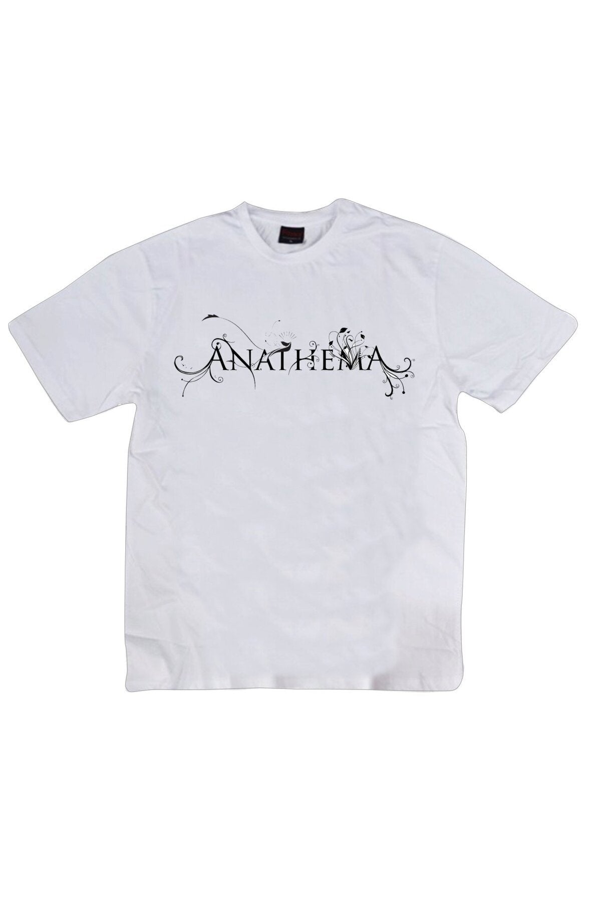 Anathema Baskılı Unisex %100 Pamuk Beyaz T-shirt