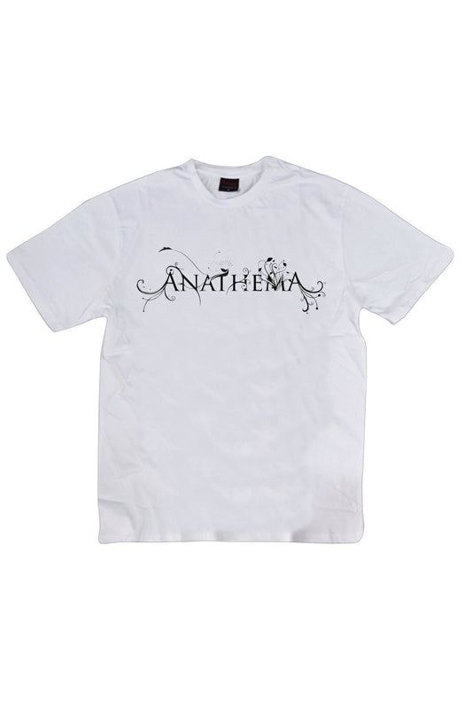 Anathema Baskılı Unisex %100 Pamuk Beyaz T-shirt