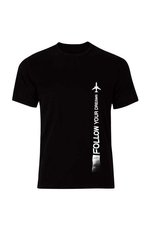 Uçak Baskılı Unisex %100 Pamuk T-shirt ( Havacılık , Airport , Pilot , Tişört )