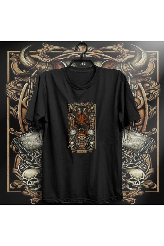 Boğa Burcu Baskılı T-shirt