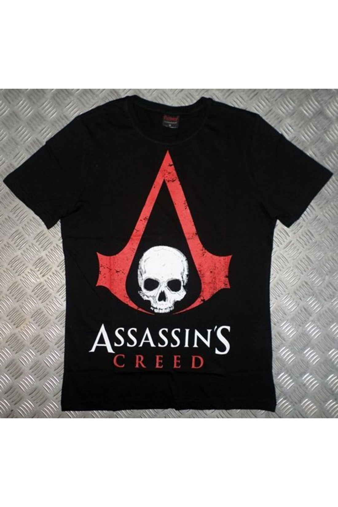 Assassın's Cread Logo baskılı siyah tişört