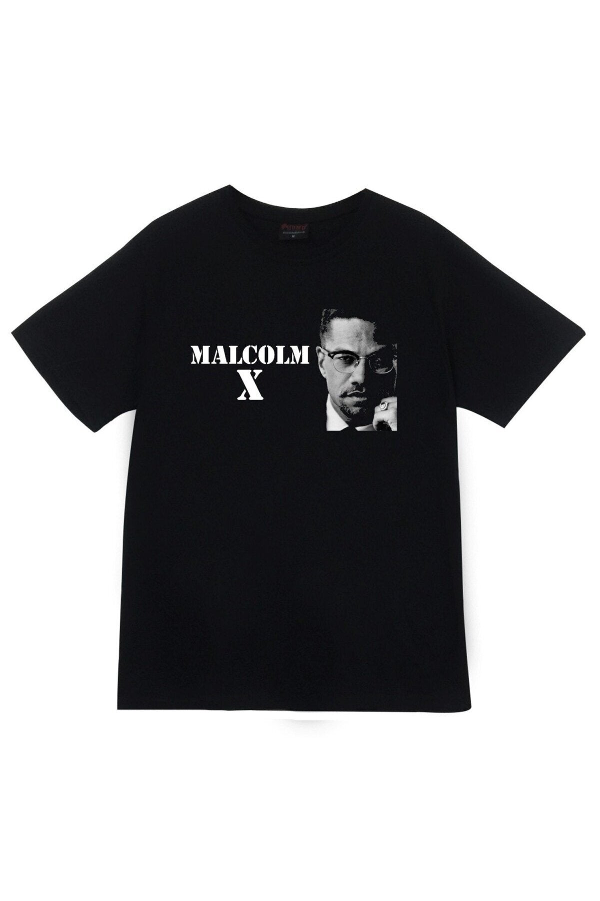 Malcolm X Baskılı T-shirt