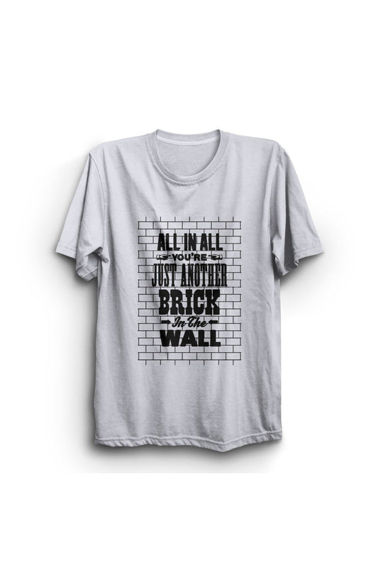 Pink Floyd Baskılı Unisex %100 Pamuk Beyaz T-shirt