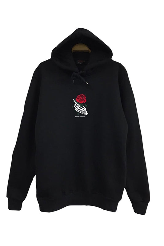 Çocuk Siyah Kurukafa Skull Baskılı  Sweatshirt