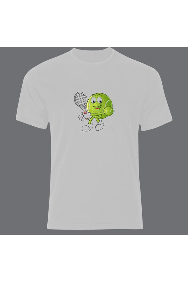 Tennis baskılı beyaz tişört