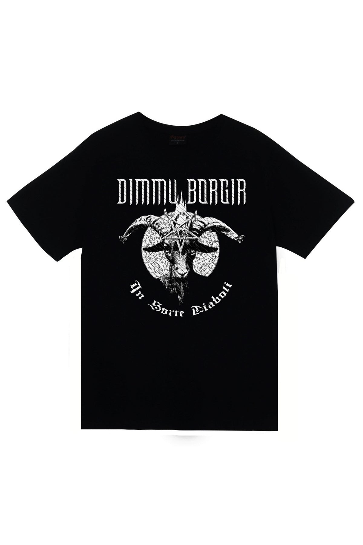 Dimmu Borgir - Müzik Grubu Baskılı Unisex %100 Pamuk Siyah T-shirt