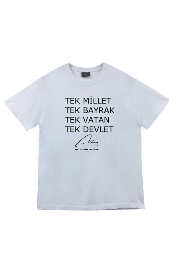 Fame Stoned baskılı beyaz tişört