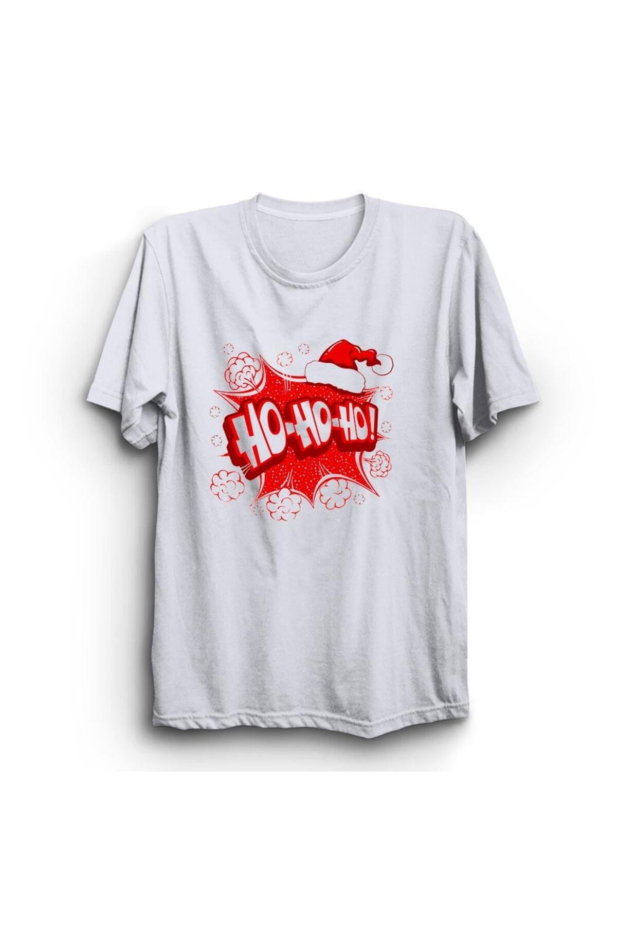 Yeni Yıl Hohoho Christmas Baskılı Tshirt