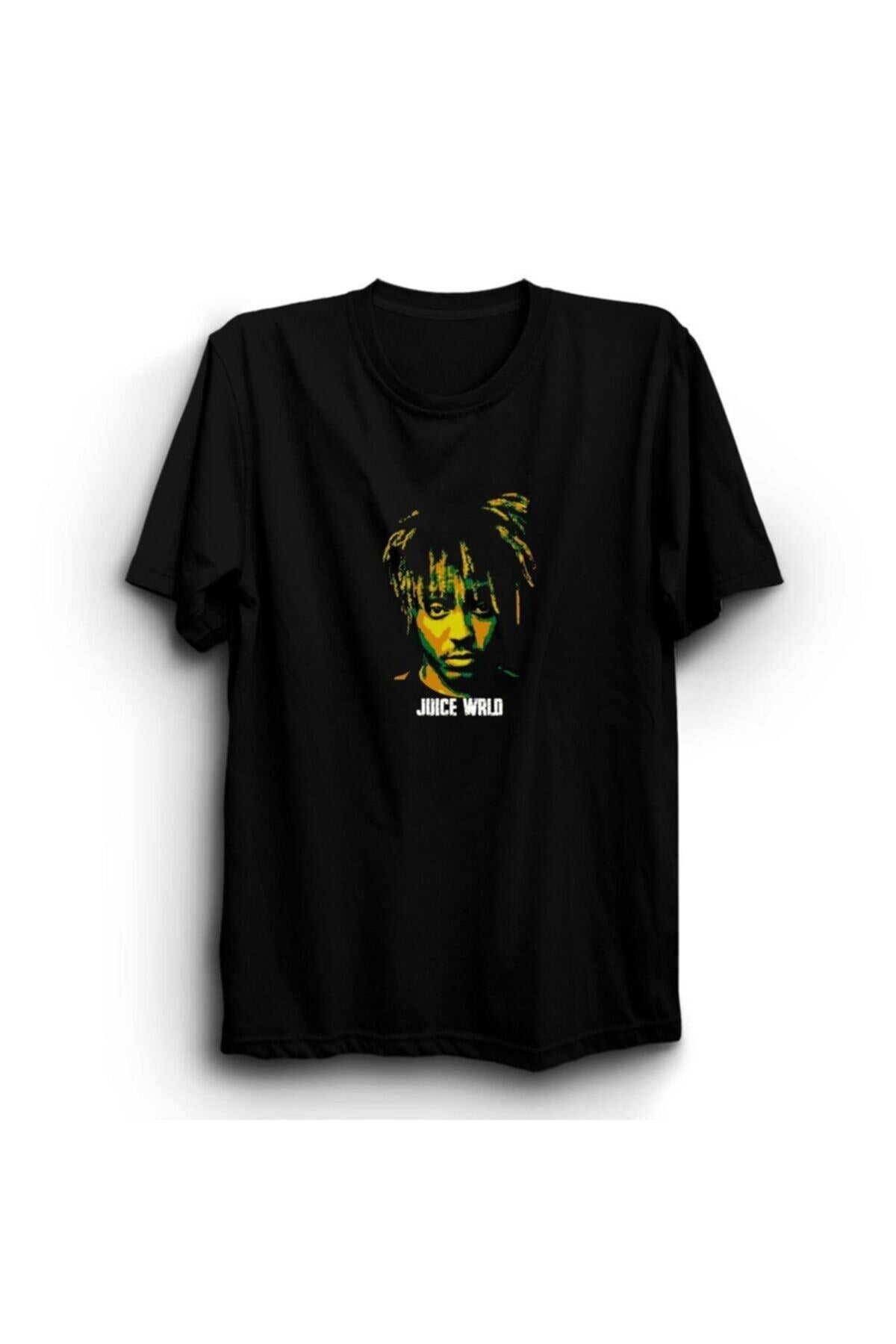Juice Wrld Baskılı Unisex %100 Pamuk T-shirt