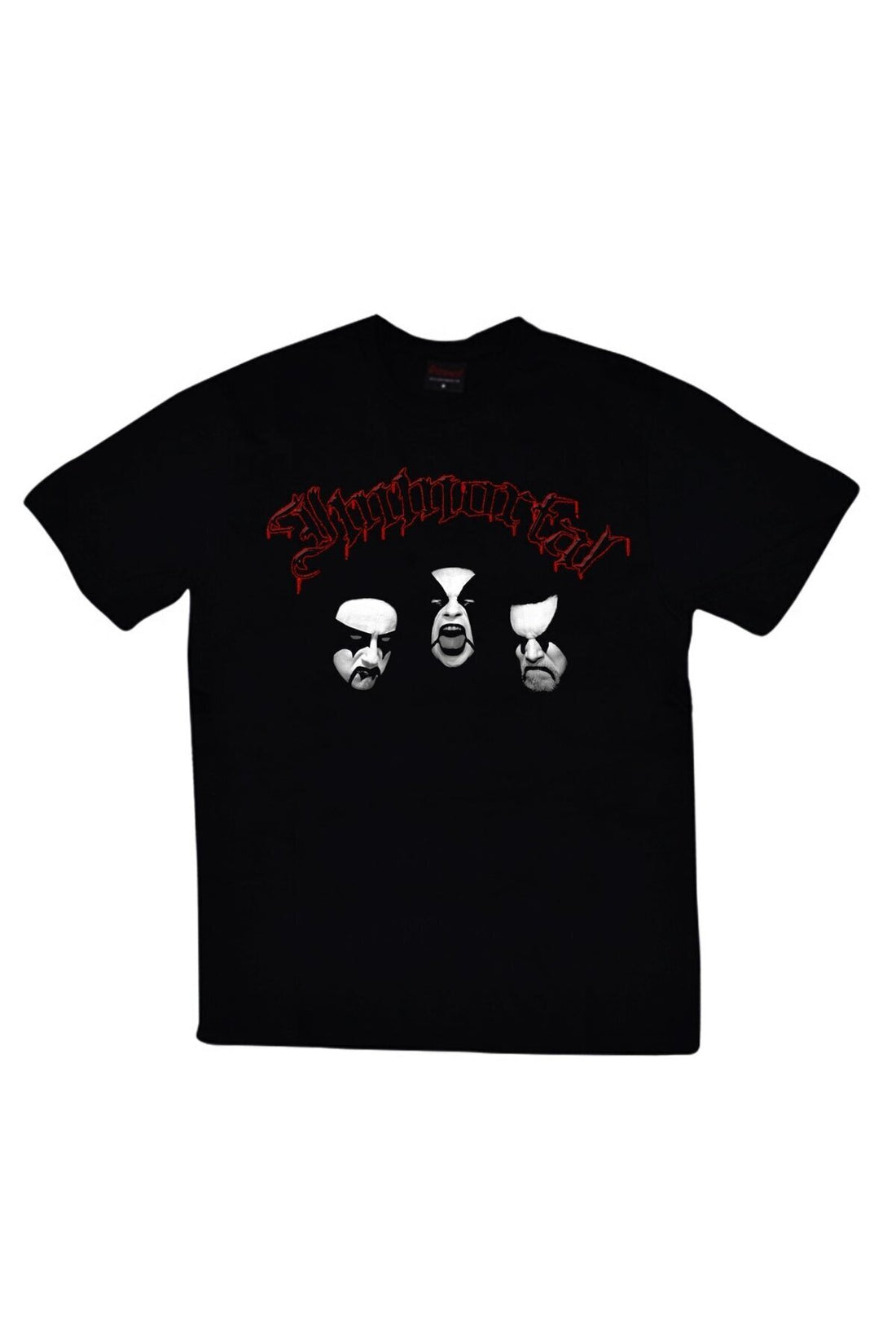 Immortal baskılı siyah tişört