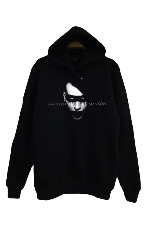 Marilyn Manson Baskılı Çocuk Sweatshirt