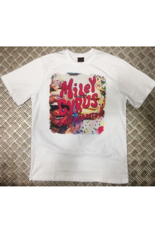 Mıley Cyrus Baskılı T-shirt