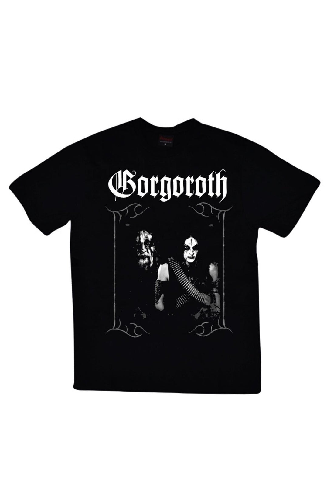 Gorgoroth baskılı siyah tişört