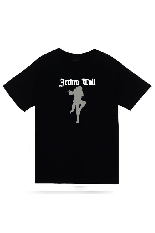 Jethro Tull Baskılı Unisex Siyah %100 Pamuk T-shirt