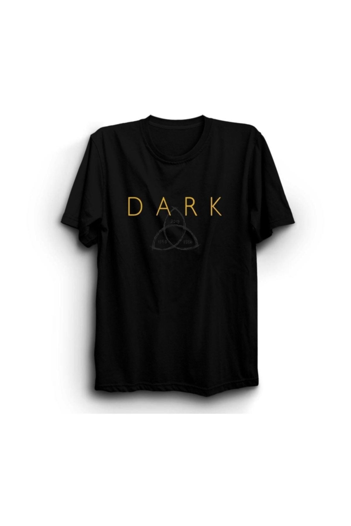 Unisex Siyah Dark Baskılı Tişört