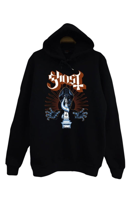 Çocuk Siyah Ghost Baskılı Sweatshirt