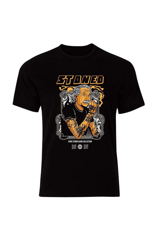 Albert Einstein Baskılı Tişört ( Fame Stoned Gang Collection New Season Tshirt )