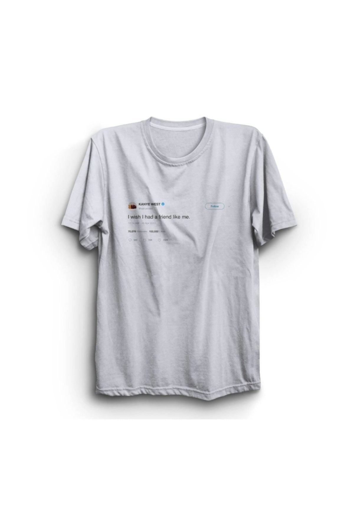 Kanye West Tweet Baskılı Tişört