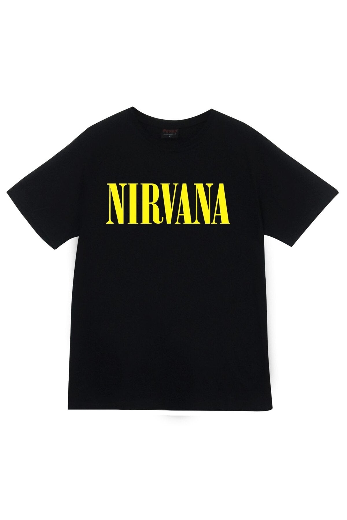Nirvana baskılı siyah tişört