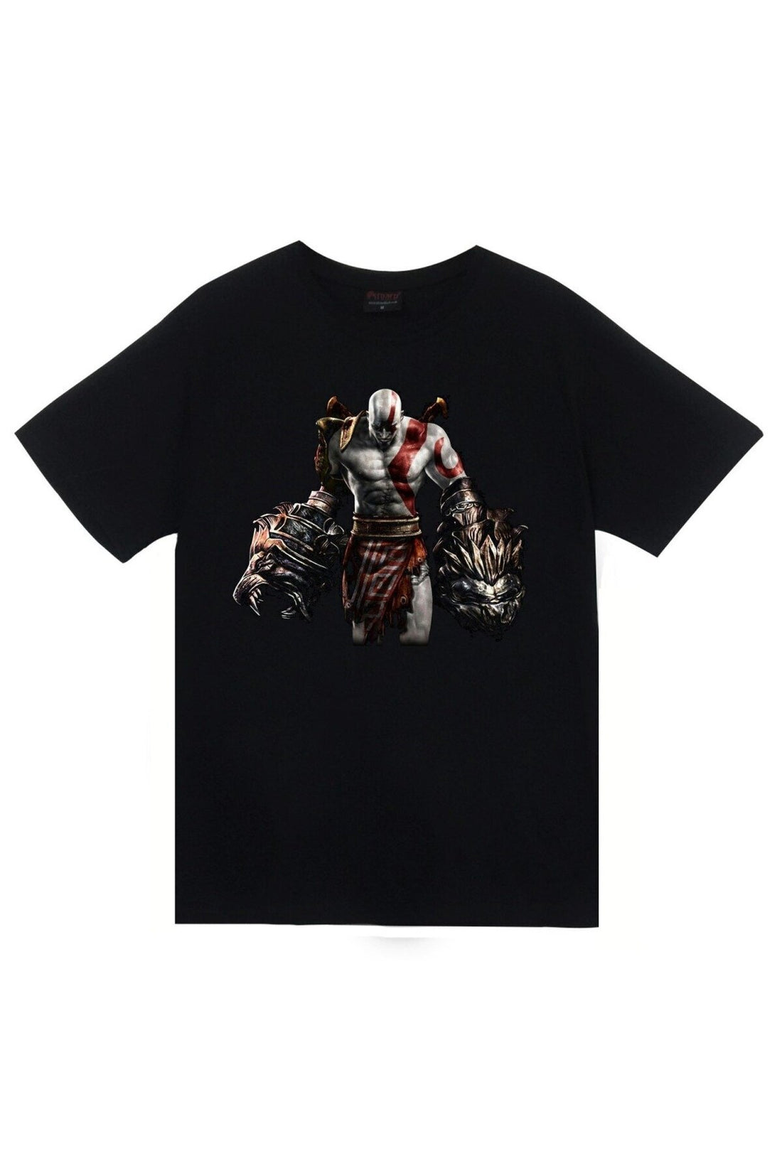 God Of War Kratos baskılı siyah tişört