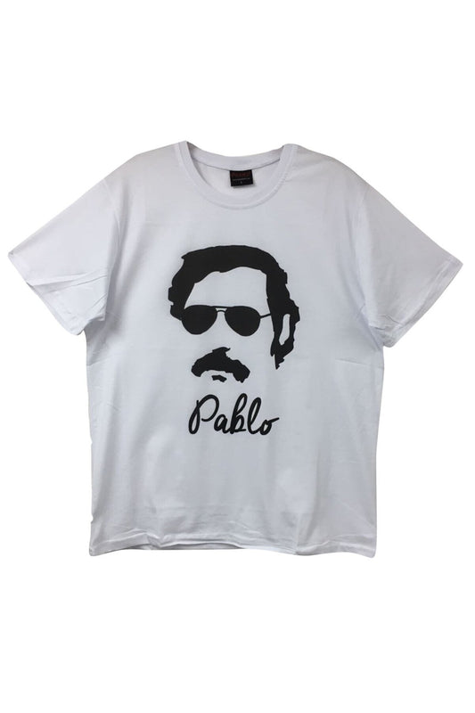 Baskılı Unisex %100 Pamuk Beyaz T-shirt