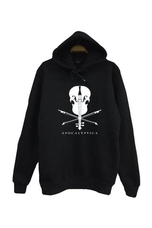 Apocalyptica Baskılı Kapüşonlu Sweatshirt
