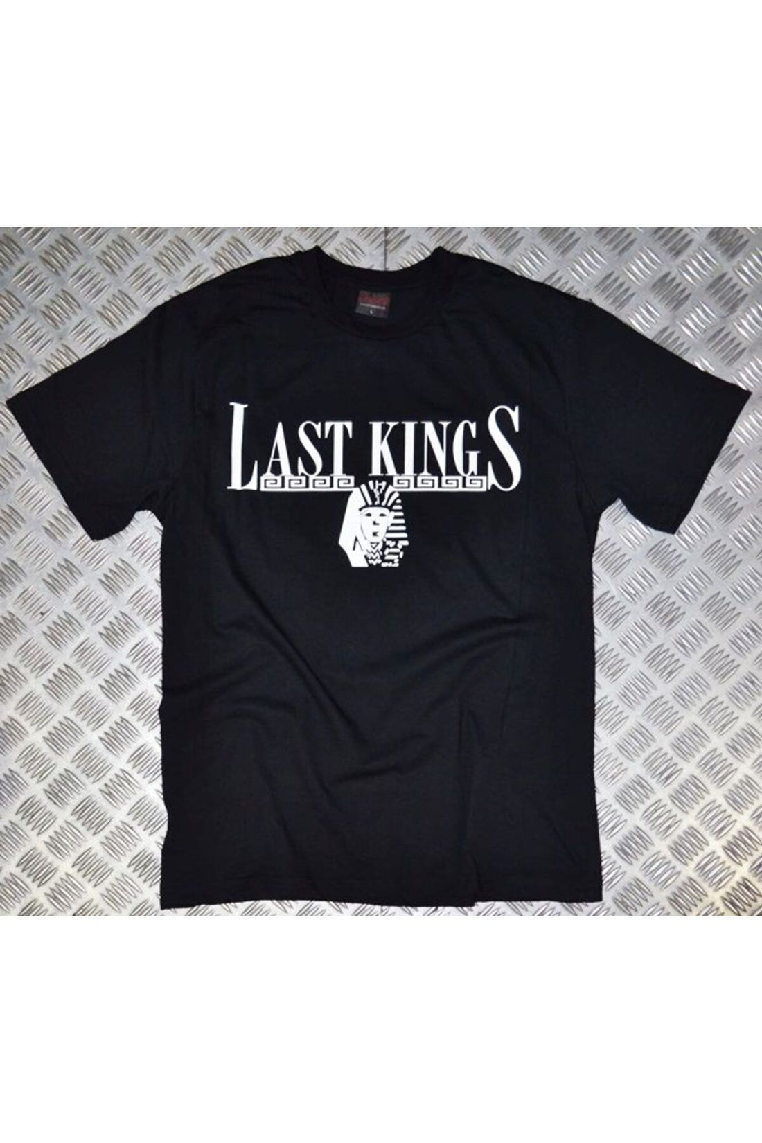 Last King Baskılı Unisex %100 Pamuk Tişört – Siyah