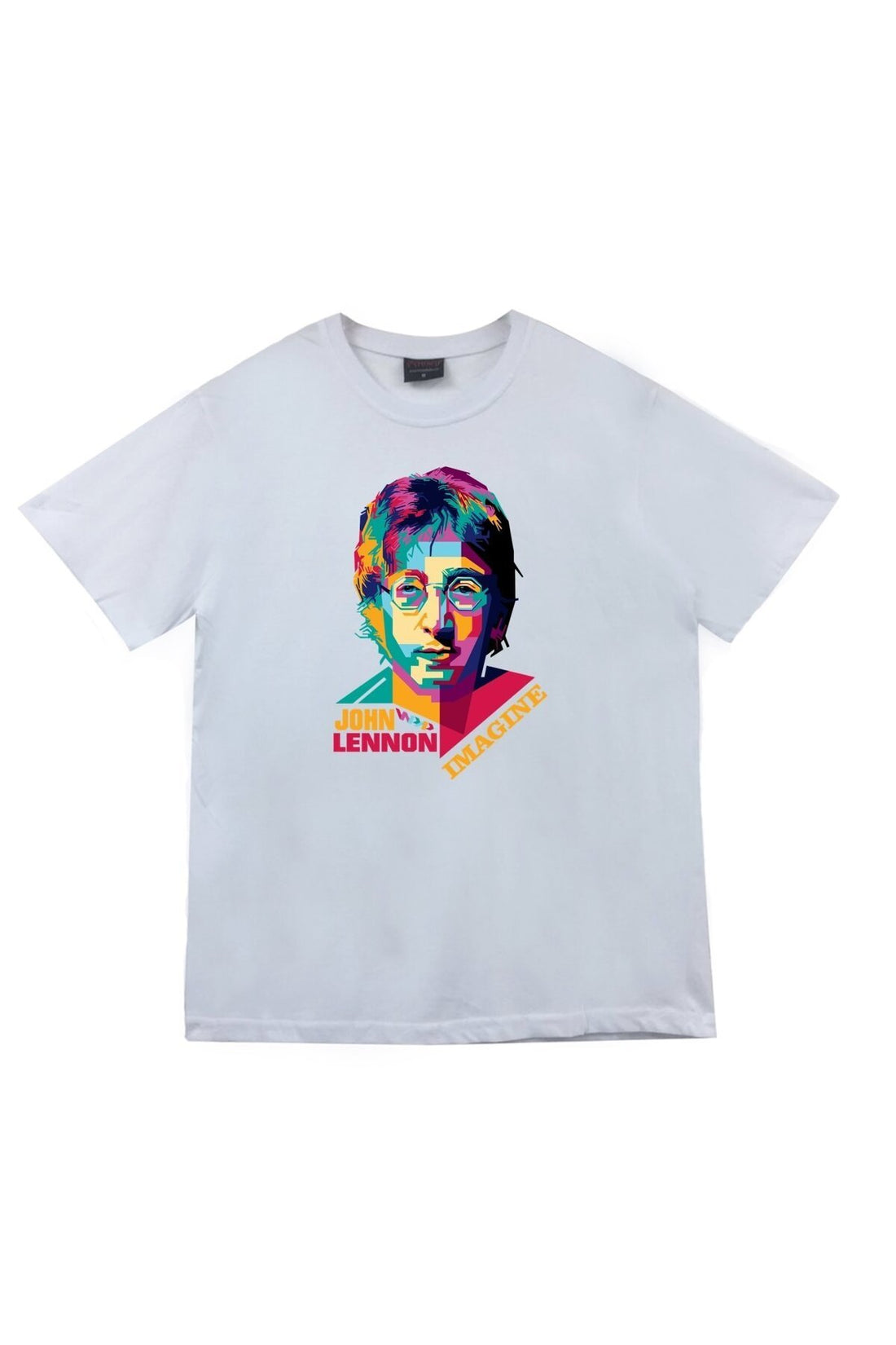 The Beatles baskılı beyaz tişört
