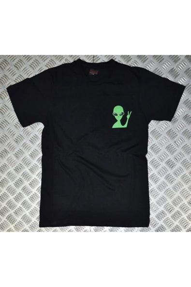 fame-stoned  Alıen Baskılı T-shirt