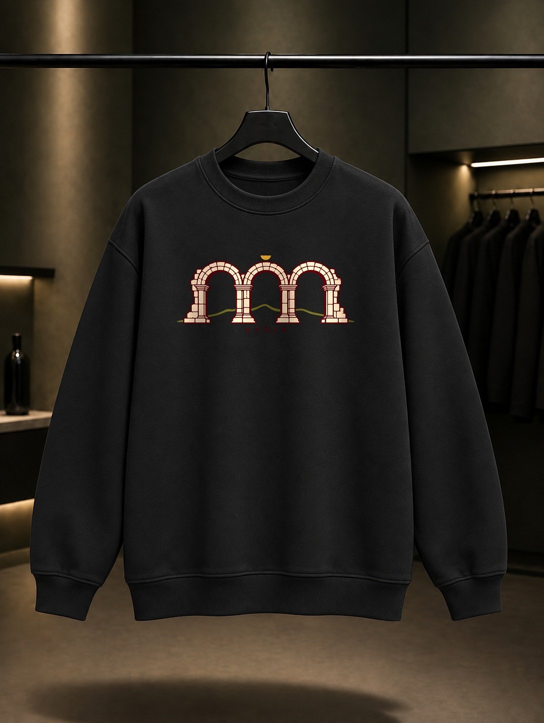 Aydın Tralleis Üç Gözler Sweatshirt – Siyah