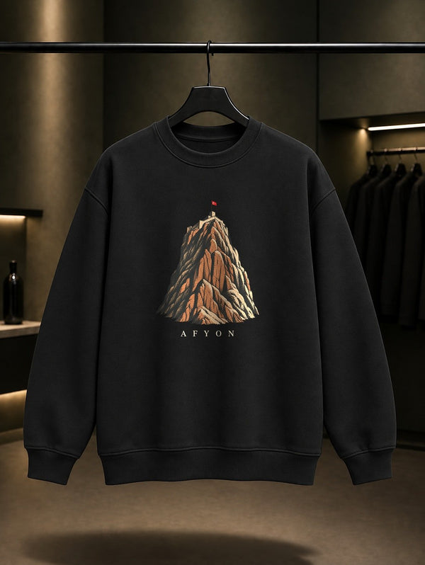 Afyon Kalesi Sweatshirt – Siyah