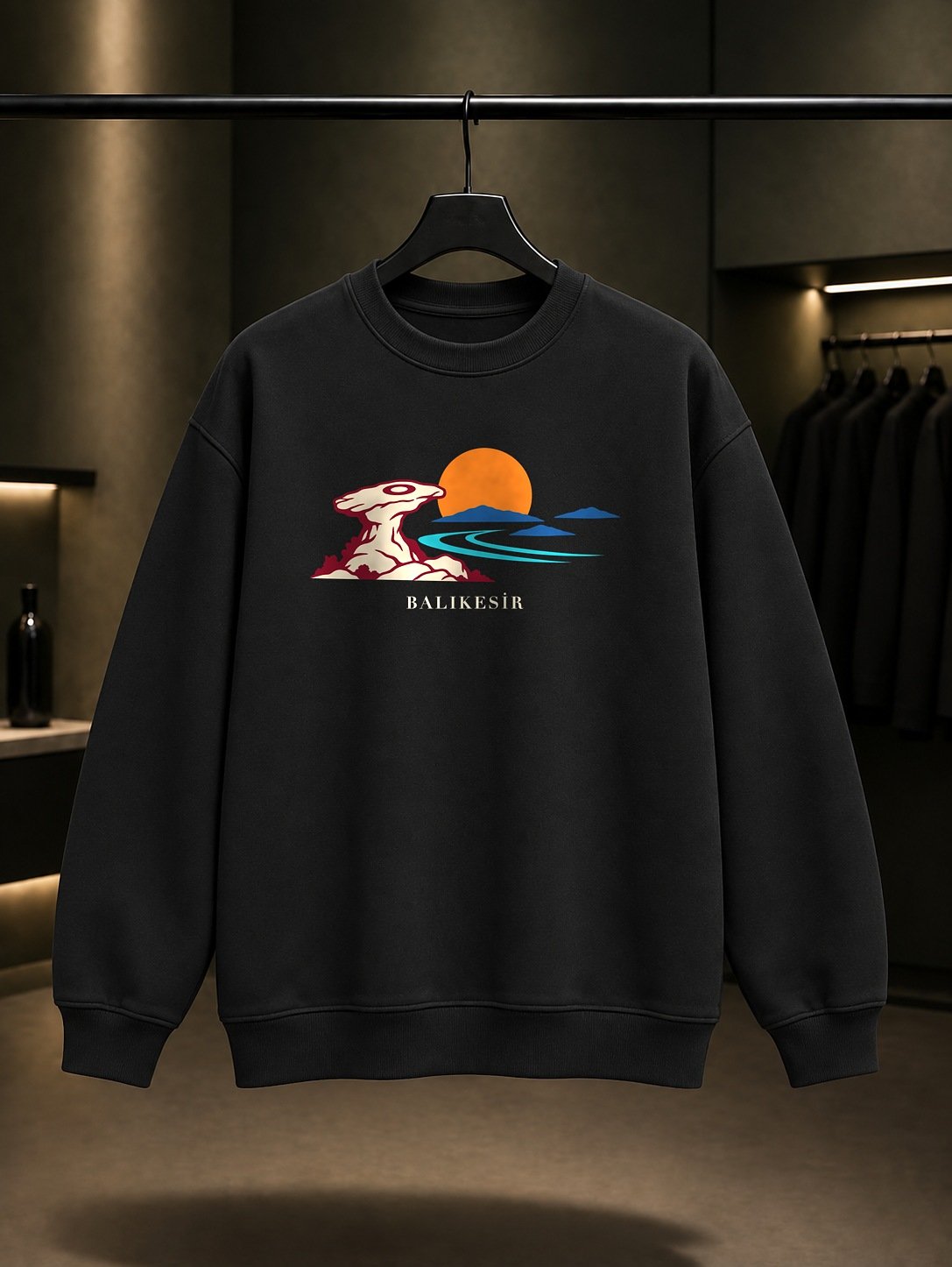 Balıkesir Şeytan Sofrası Sweatshirt – Siyah