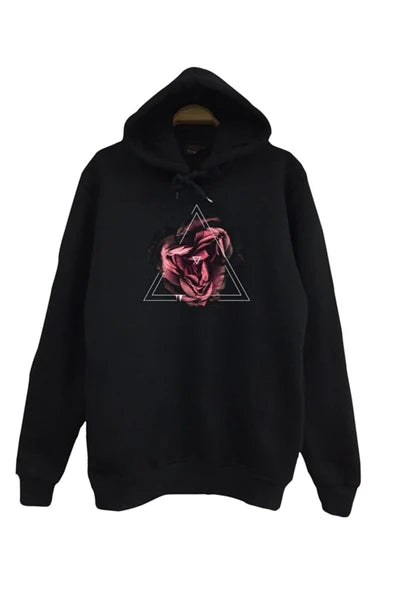 fame-stoned Rose Kapüşonlu Sweatshirt