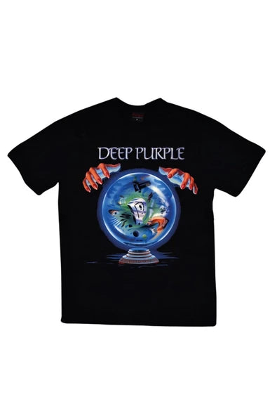 fame-stoned  Deep Purple Baskılı T-shirt