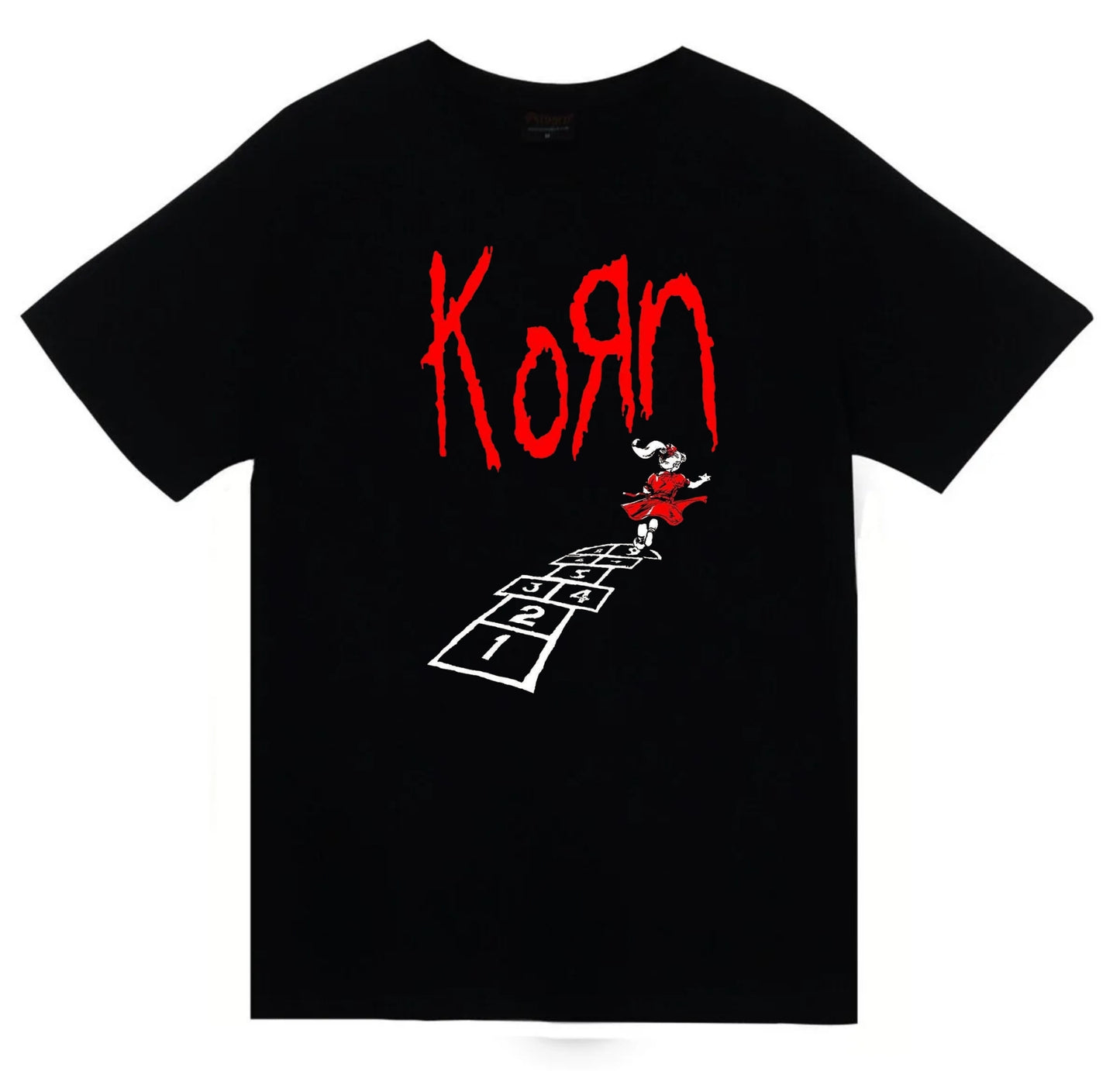 Korn - Follow the Leader - Albüm Baskılı Unisex %100 Pamuk Siyah T-shirt