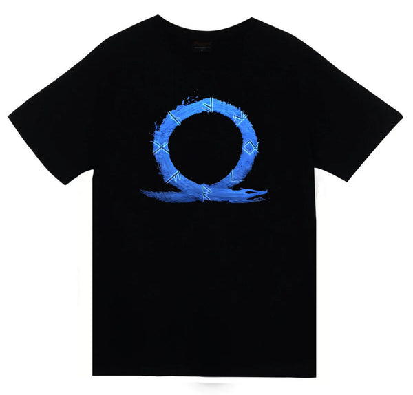 God Of War baskılı siyah tişört