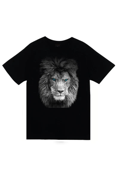 fame-stoned  Unisex Siyah Baskılı T-Shirt