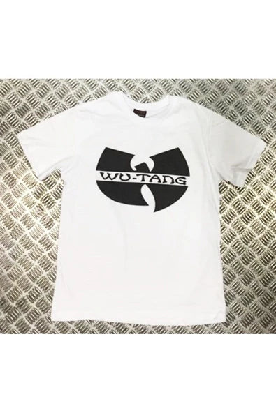 fame-stoned  Wu-tang Clan Baskılı Unisex Beyaz %100 Pamuk T-shirt