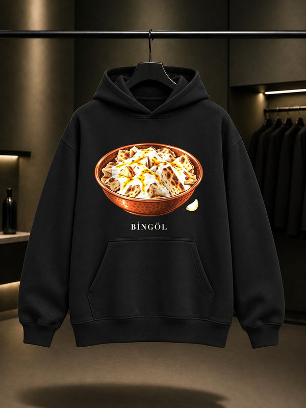 Bingöl Keldoş Kapüşonlu Sweatshirt – Siyah