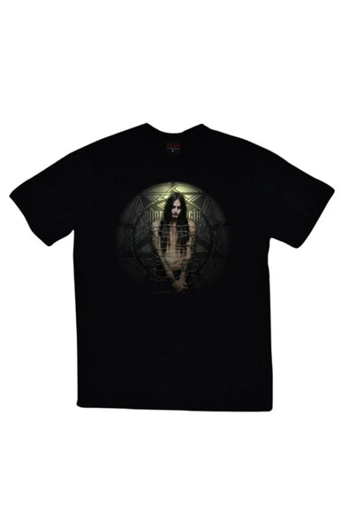 fame-stoned  Dimmu Borgir Baskılı Unisex %100 Pamuk Siyah T-shirt