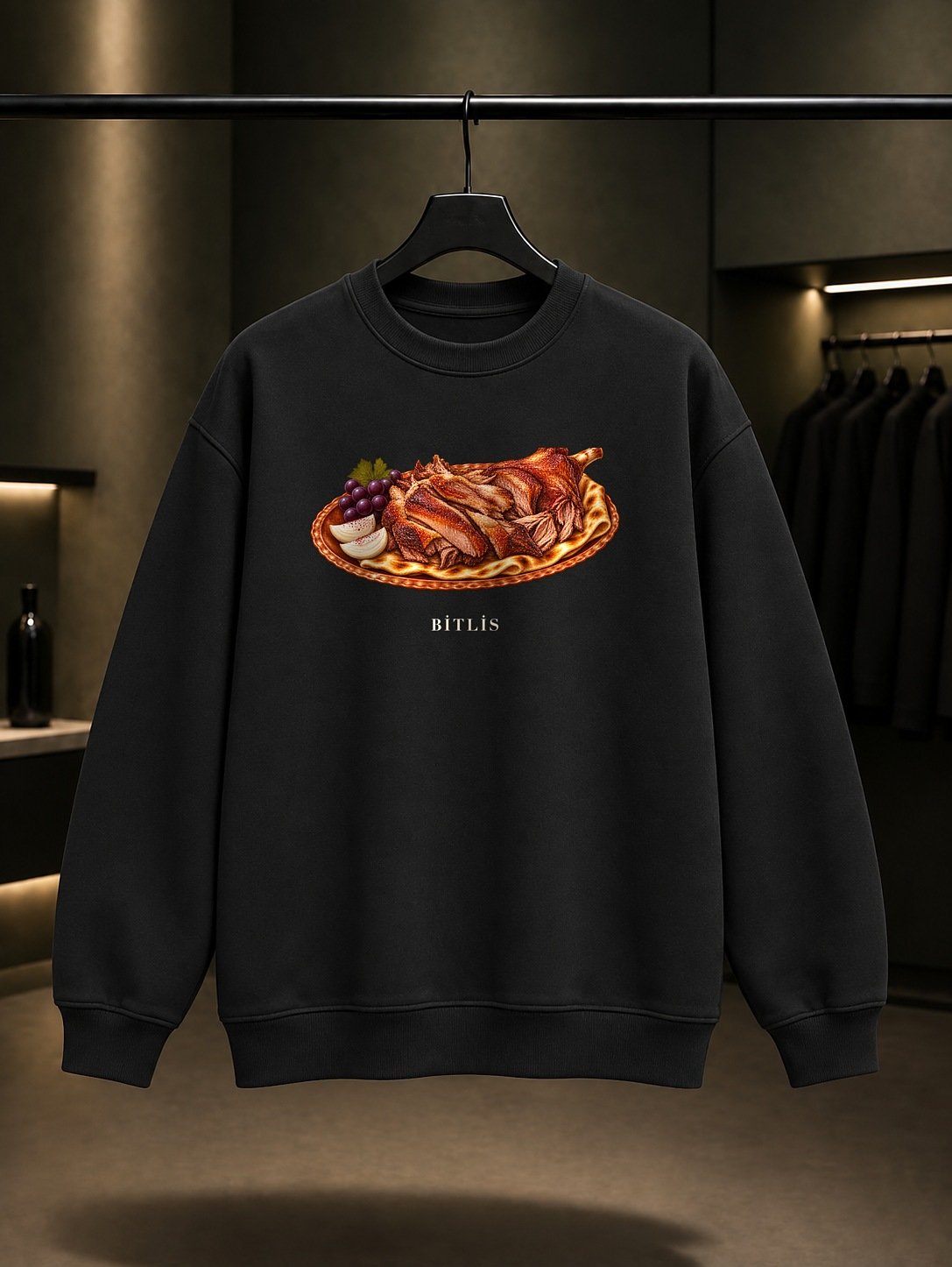 Bitlis Büryan Kebabı Sweatshirt – Siyah