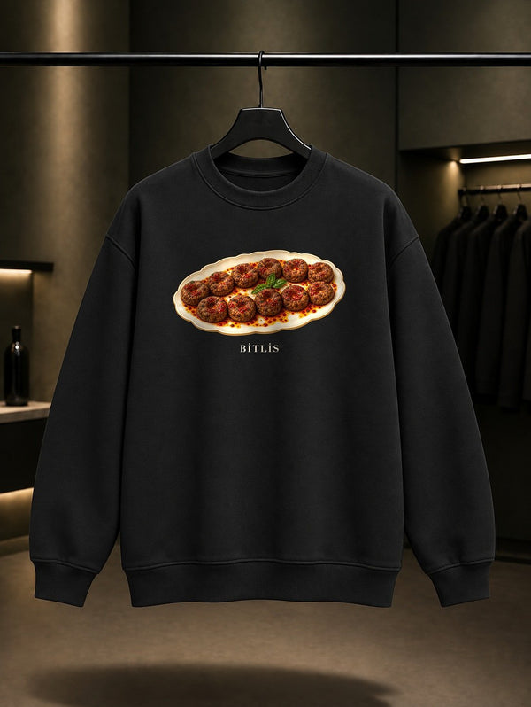 Bitlis Ciğer Taplaması Sweatshirt – Siyah