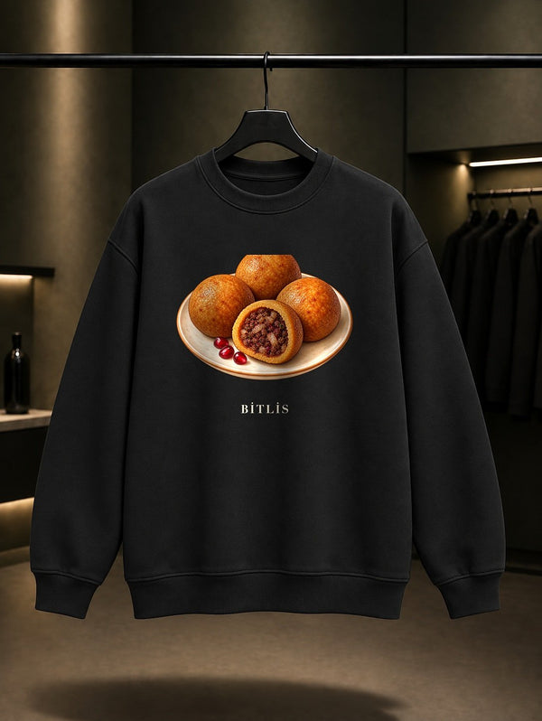 Bitlis İçli Köftesi Sweatshirt – Siyah