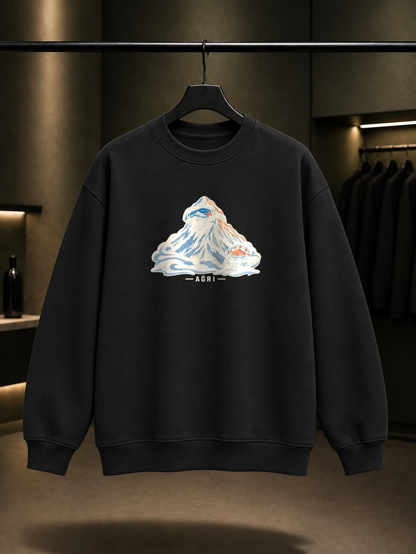 Ağrı Dağı Sweatshirt – Siyah