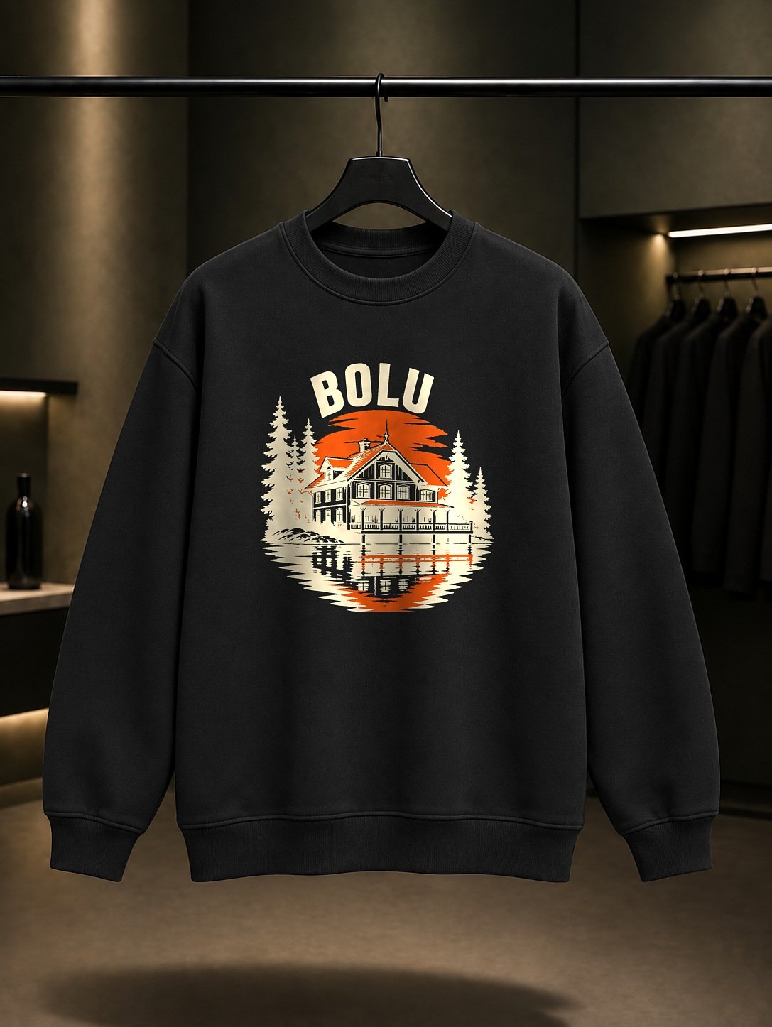 Bolu Gölcük Tabiat Parkı Sweatshirt – Siyah