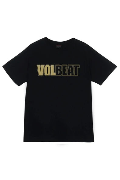 fame-stoned Volbeat Baskılı Unisex %100 Pamuk Siyah T-shirt