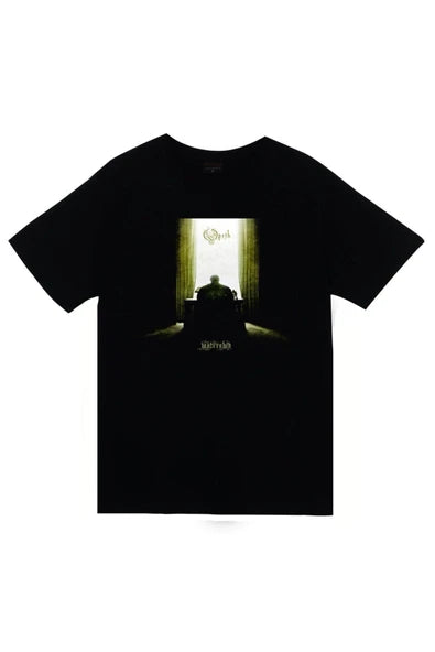 fame-stoned Opeth Müzik Grubu Baskılı Unisex %100 Pamuk Siyah T-shirt