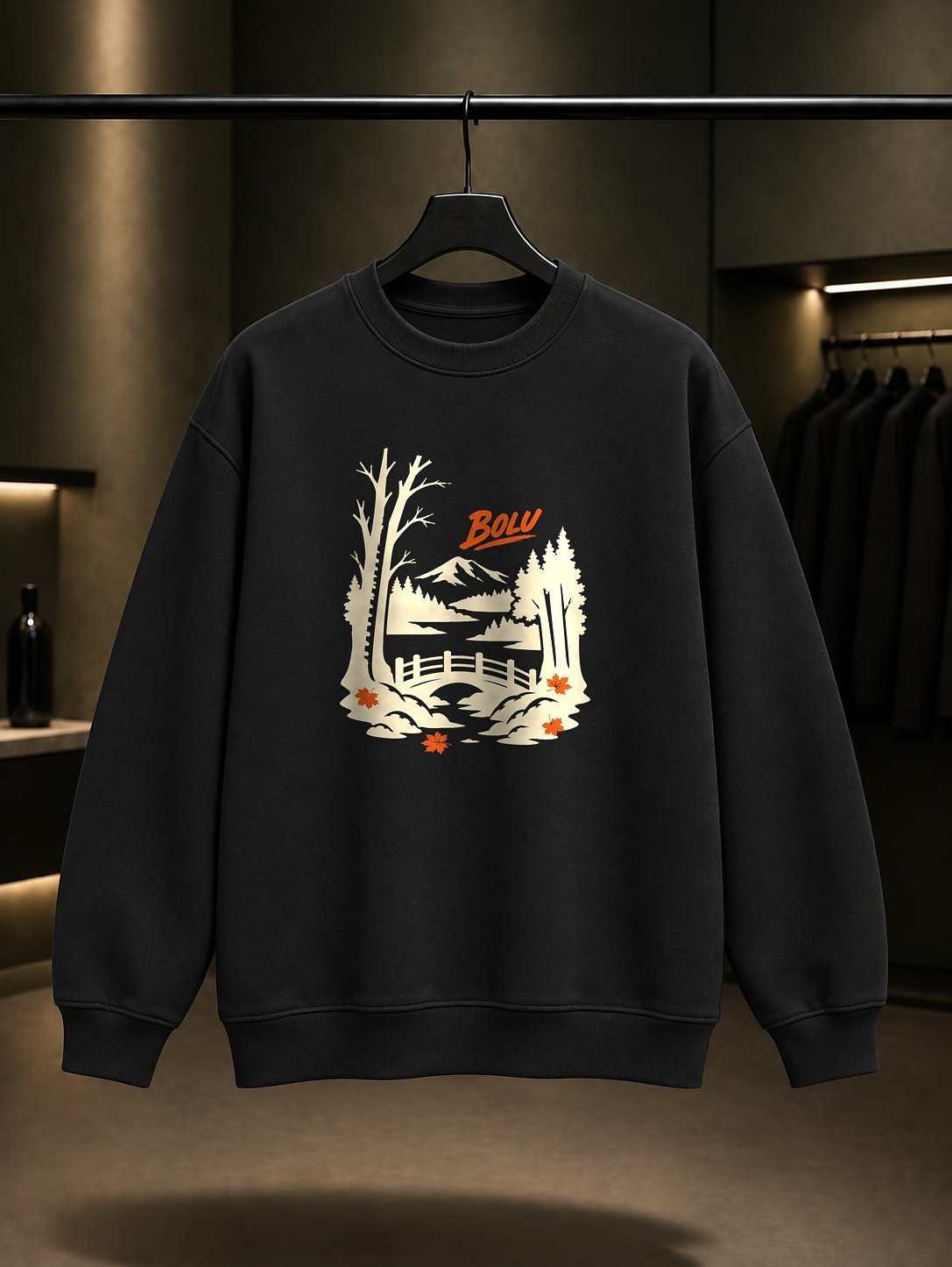 Bolu Yedigöller Sweatshirt – Siyah