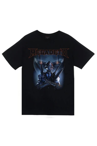 fame-stoned Megadeth Baskılı Unisex %100 Pamuk T-shirt
